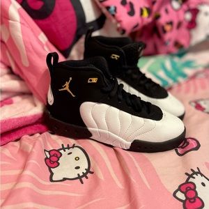 Jordan Jumpman Pro "Black/Metallic Gold/White" Preschool Boys' Shoe